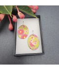 Earrings | Bush Walk | Gum Blossom | Oval Earrings | Small
